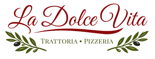 Logo La Dolce Vita – Trattoria und Pizzeria, Referenzkunde in Mecklenburg-Vorpommern