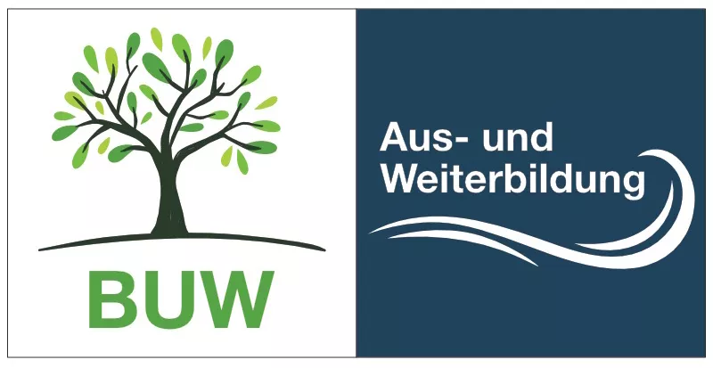 Logo BUW Aus- und Weiterbildung – Bildungsträger, Referenzkunde in Mecklenburg-Vorpommern