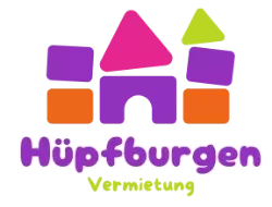 Logo Hüpfburgen – Eventverleih, Referenzkunde in Mecklenburg-Vorpommern