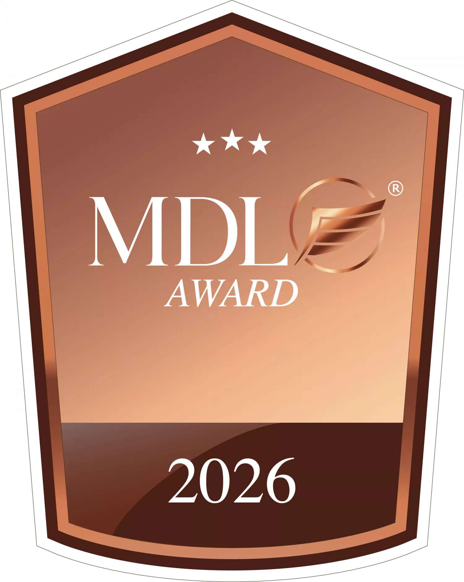 MDL Award 2026 mit drei Sternen für ausgezeichnete Dienstleistungsqualität von LT web-solution aus Neubrandenburg